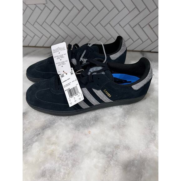 Adidas Samba ADV IG1348 Black Grey Suede Men’s 12 Skateboarding Shoes New Tags - Picture 13 of 13